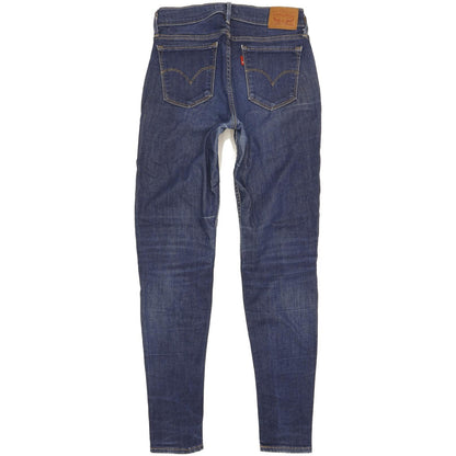 Levi's 710 Super Women Blue Skinny Slim Stretch Jeans W27 L28