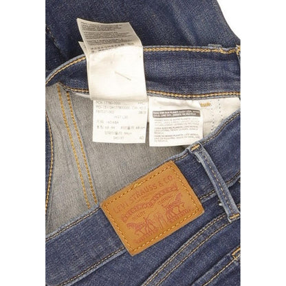 Levi's 710 Super Women Blue Skinny Slim Stretch Jeans W27 L28