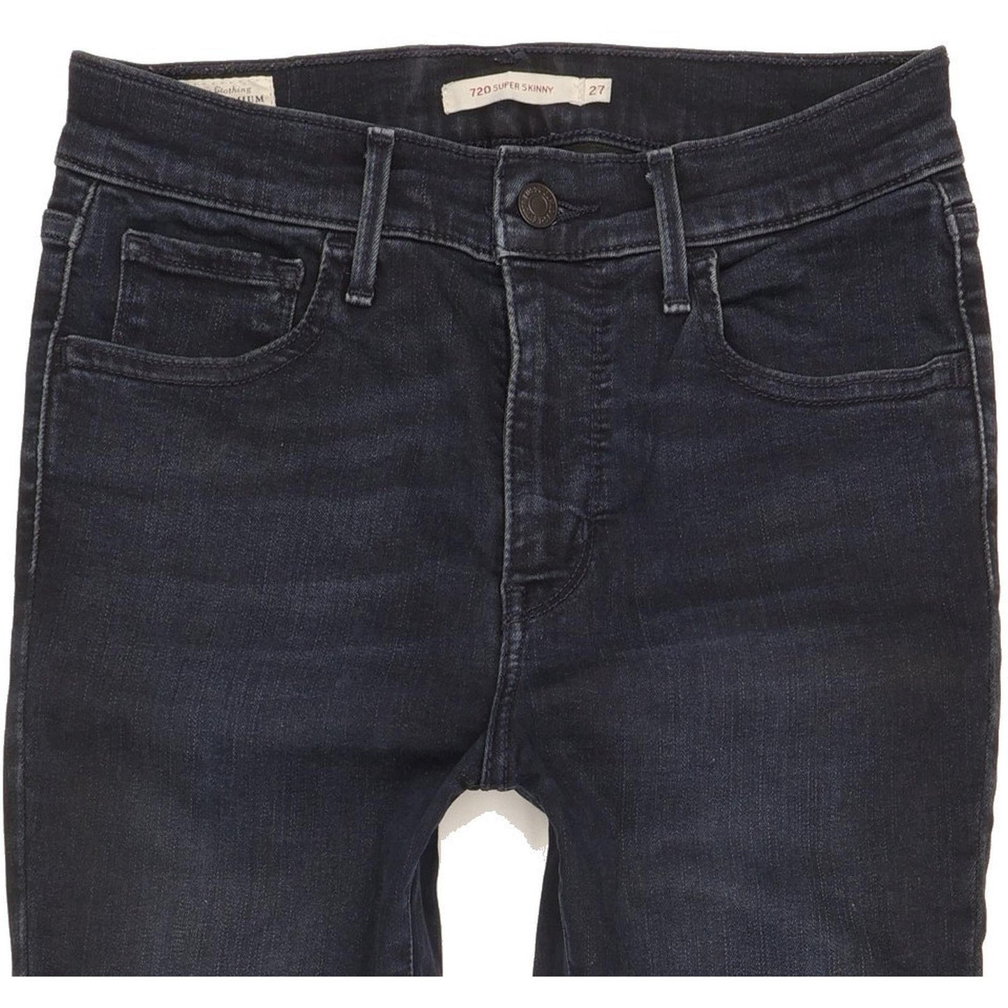 Levi's 720 Super Women Navy Skinny Slim Stretch Jeans W27 L27