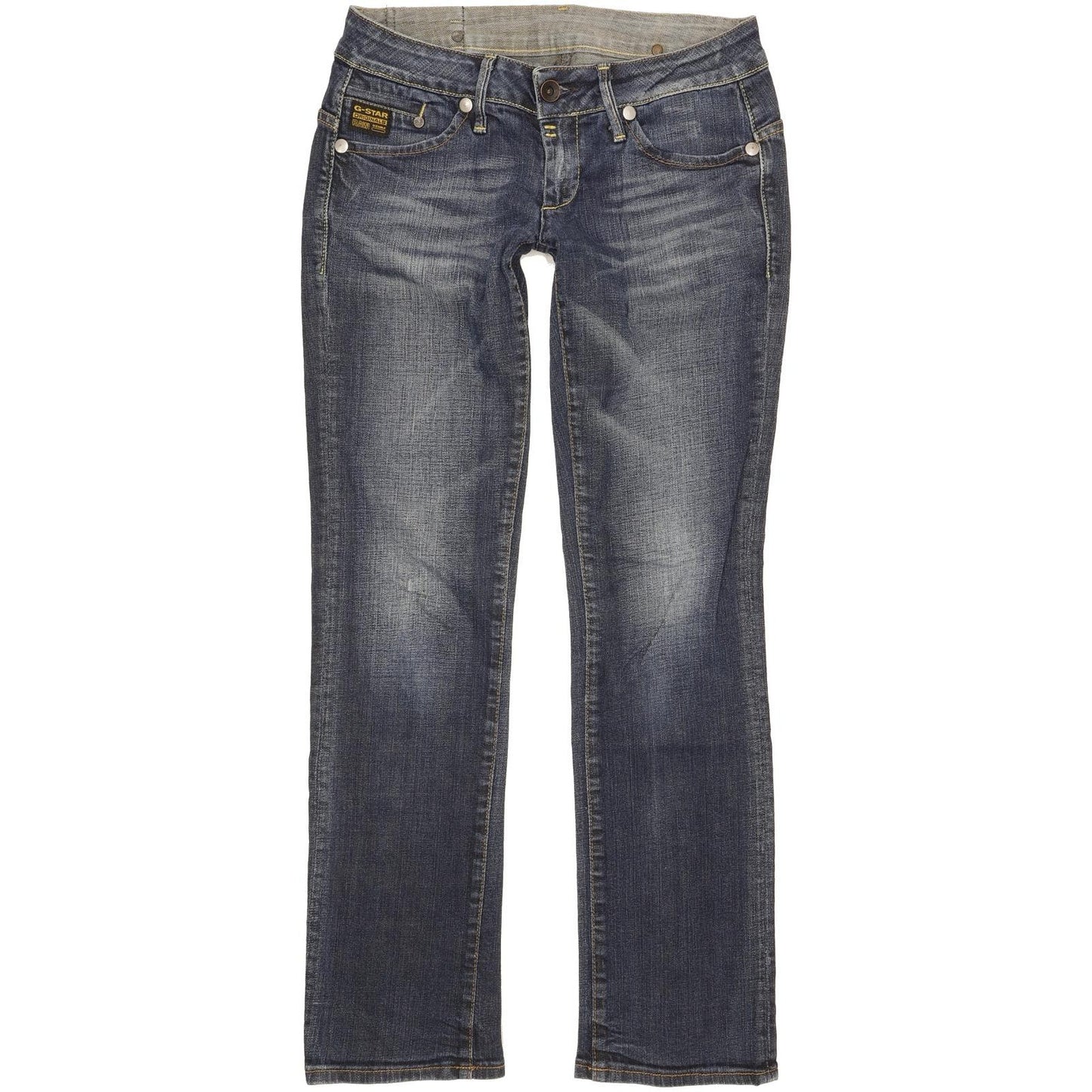 G-Star Midge Men Blue Straight Slim Stretch Jeans W29 L30