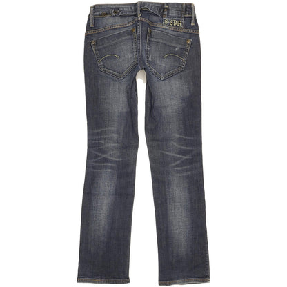 G-Star Midge Men Blue Straight Slim Stretch Jeans W29 L30
