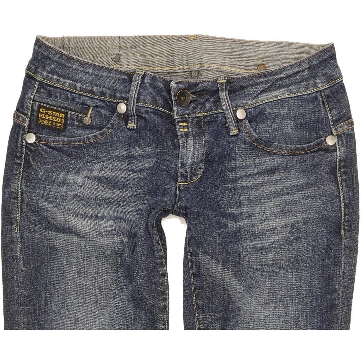 G-Star Midge Men Blue Straight Slim Stretch Jeans W29 L30