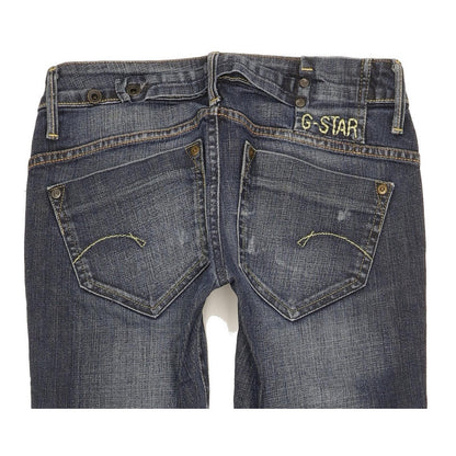 G-Star Midge Men Blue Straight Slim Stretch Jeans W29 L30