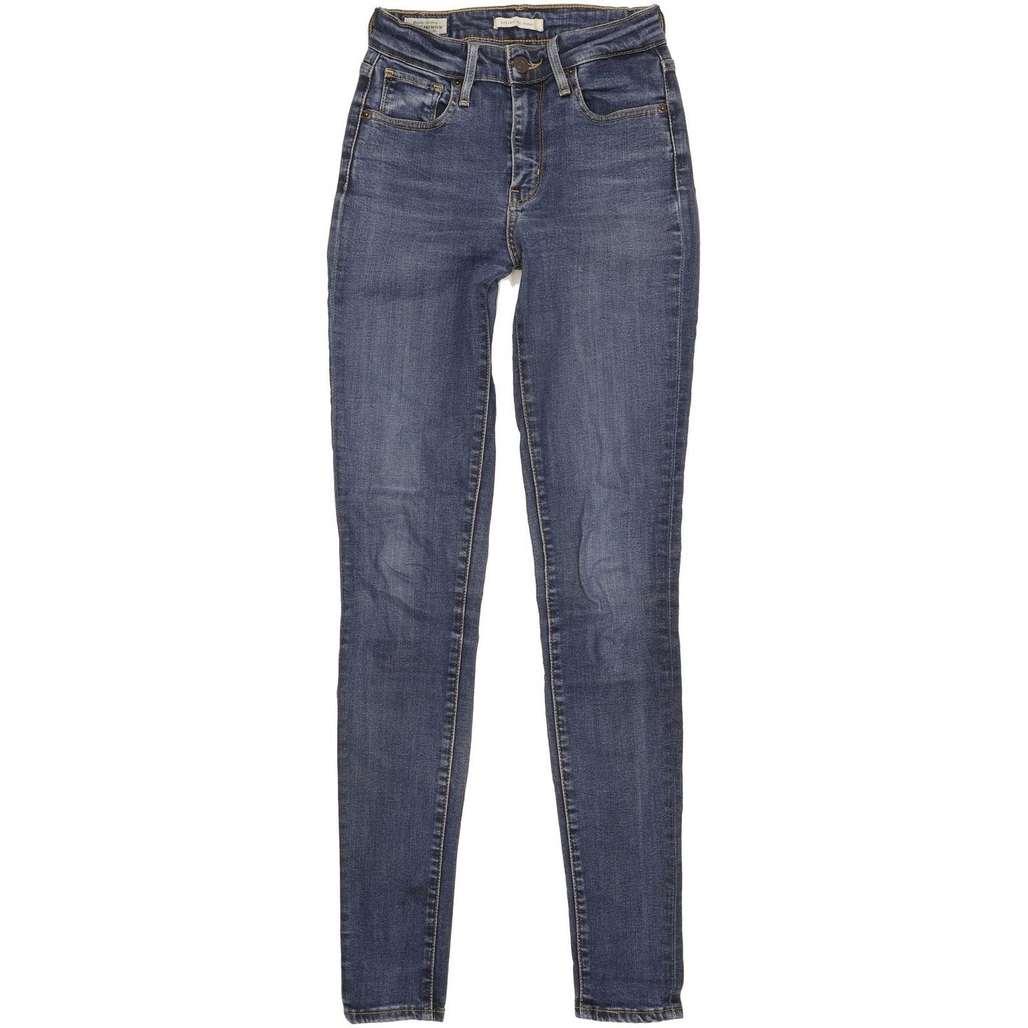 Levi's 721 Women Blue Skinny Slim Stretch Jeans W25 L32