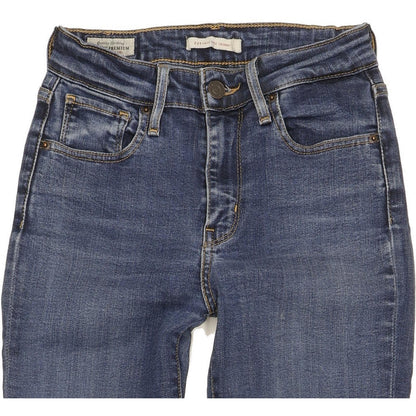 Levi's 721 Women Blue Skinny Slim Stretch Jeans W25 L32