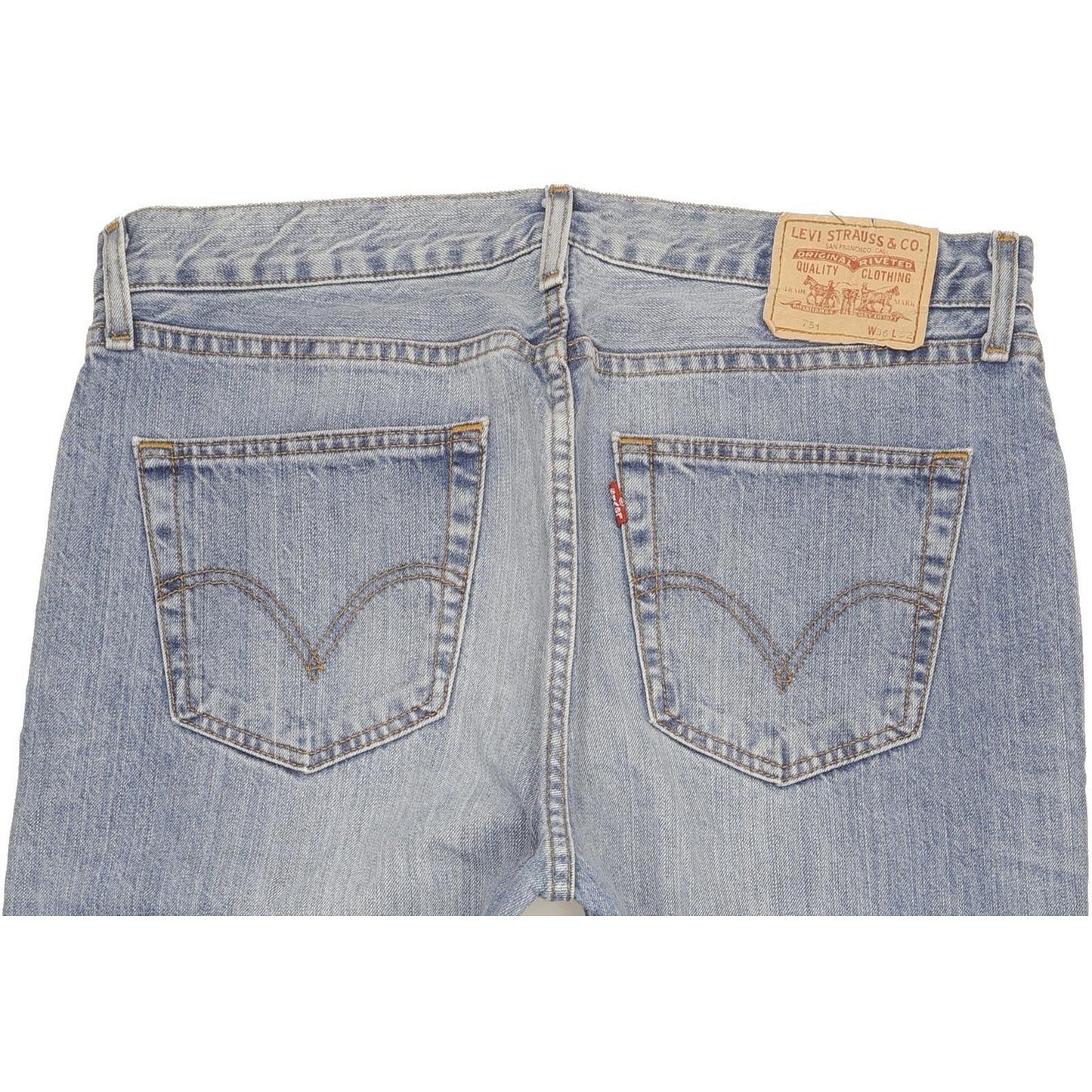 Levi's 751 Men Blue Straight Regular Jeans W36 L32