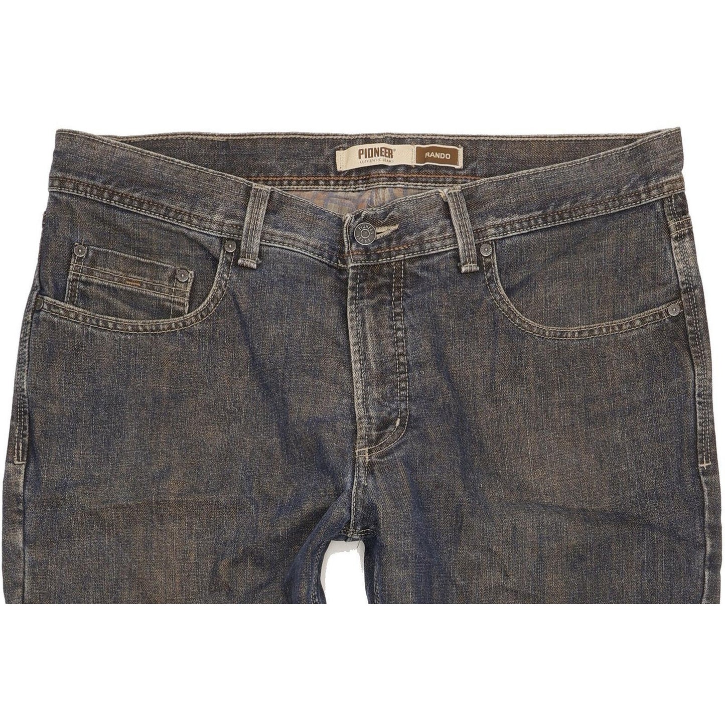 Pioneer Men Blue Straight Regular Jeans W38 L32