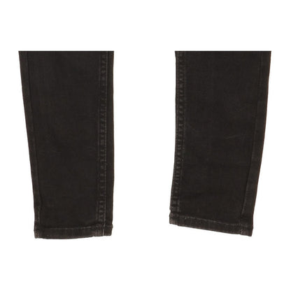 Levi's 710 Super Women Black Skinny Slim Stretch Jeans W26 L31