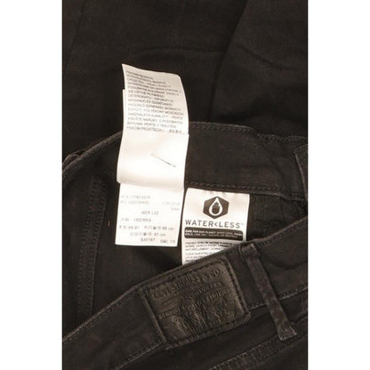 Levi's 710 Super Women Black Skinny Slim Stretch Jeans W26 L31