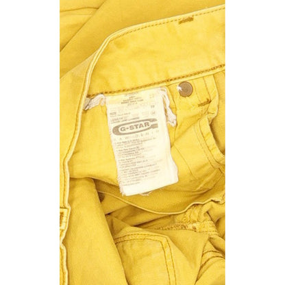 G-Star 3301 Women Yellow Skinny Slim Stretch Jeans W28 L28