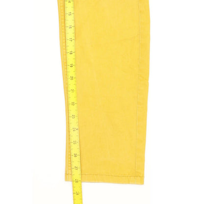 G-Star 3301 Women Yellow Skinny Slim Stretch Jeans W28 L28