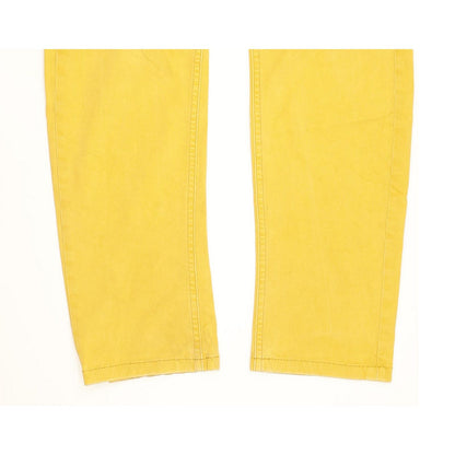 G-Star 3301 Women Yellow Skinny Slim Stretch Jeans W28 L28