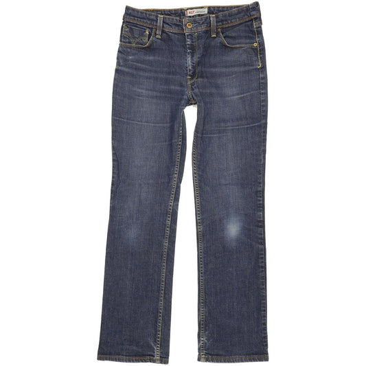 Levi's 627 Women Blue Straight Slim Stretch Jeans W31 L30