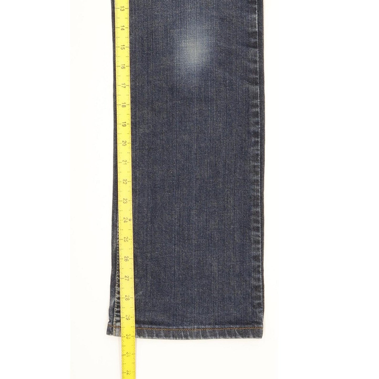 Levi's 627 Women Blue Straight Slim Stretch Jeans W31 L30