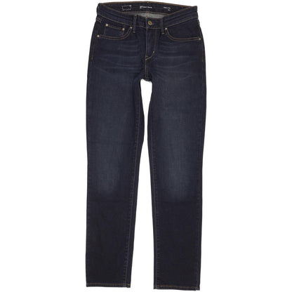 Levi's Demi Curve Women Navy Straight Classic Stretch Jeans W27 L30