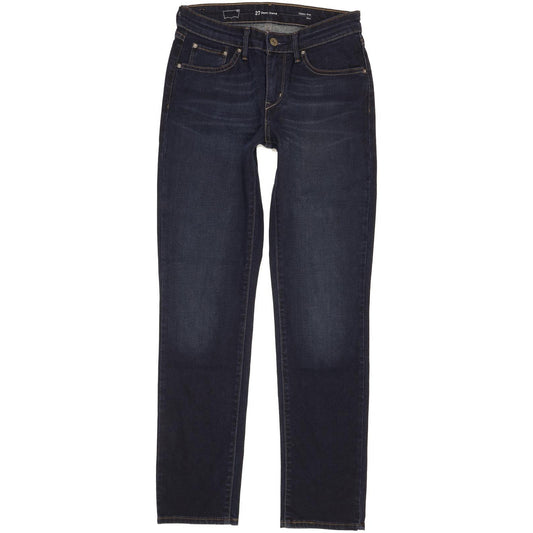 Levi's Demi Curve Women Navy Straight Classic Stretch Jeans W27 L30