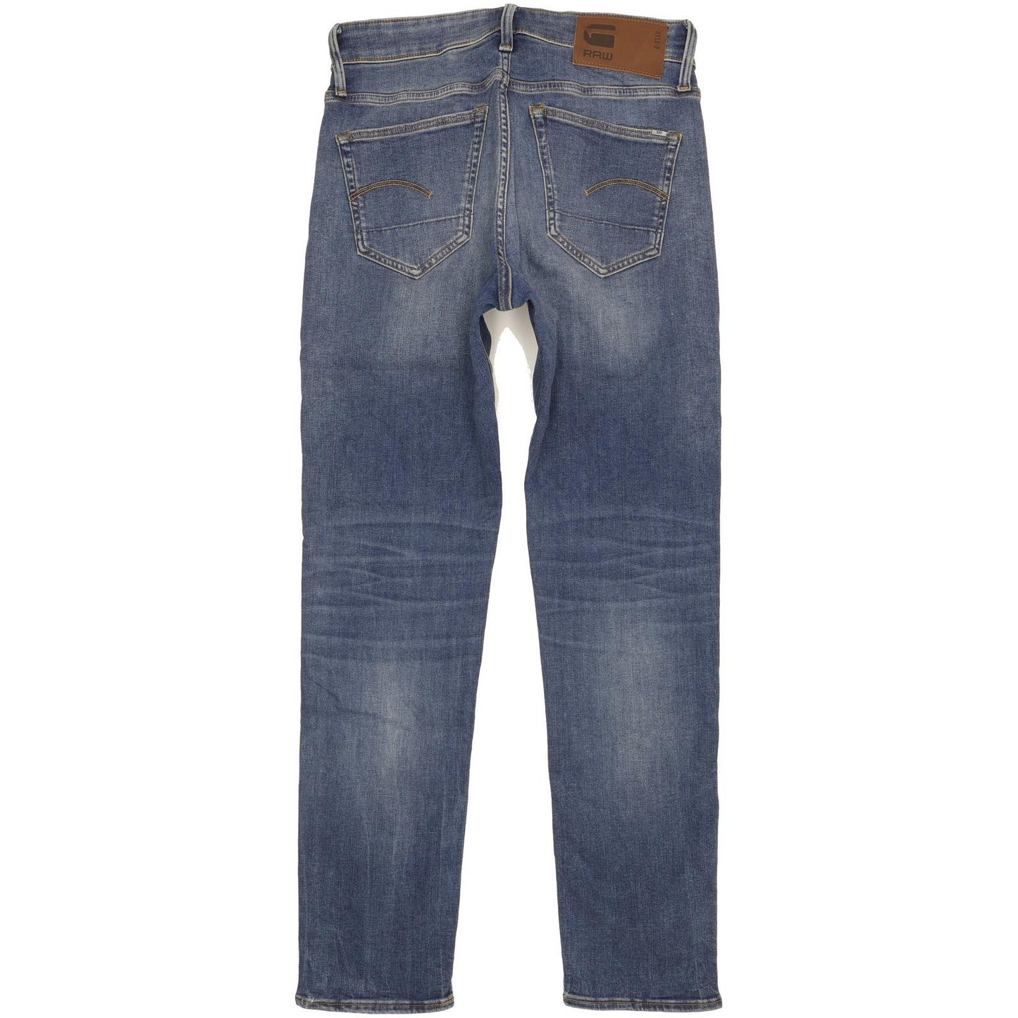 G-Star 3301 Men Blue Straight Slim Stretch Jeans W30 L31