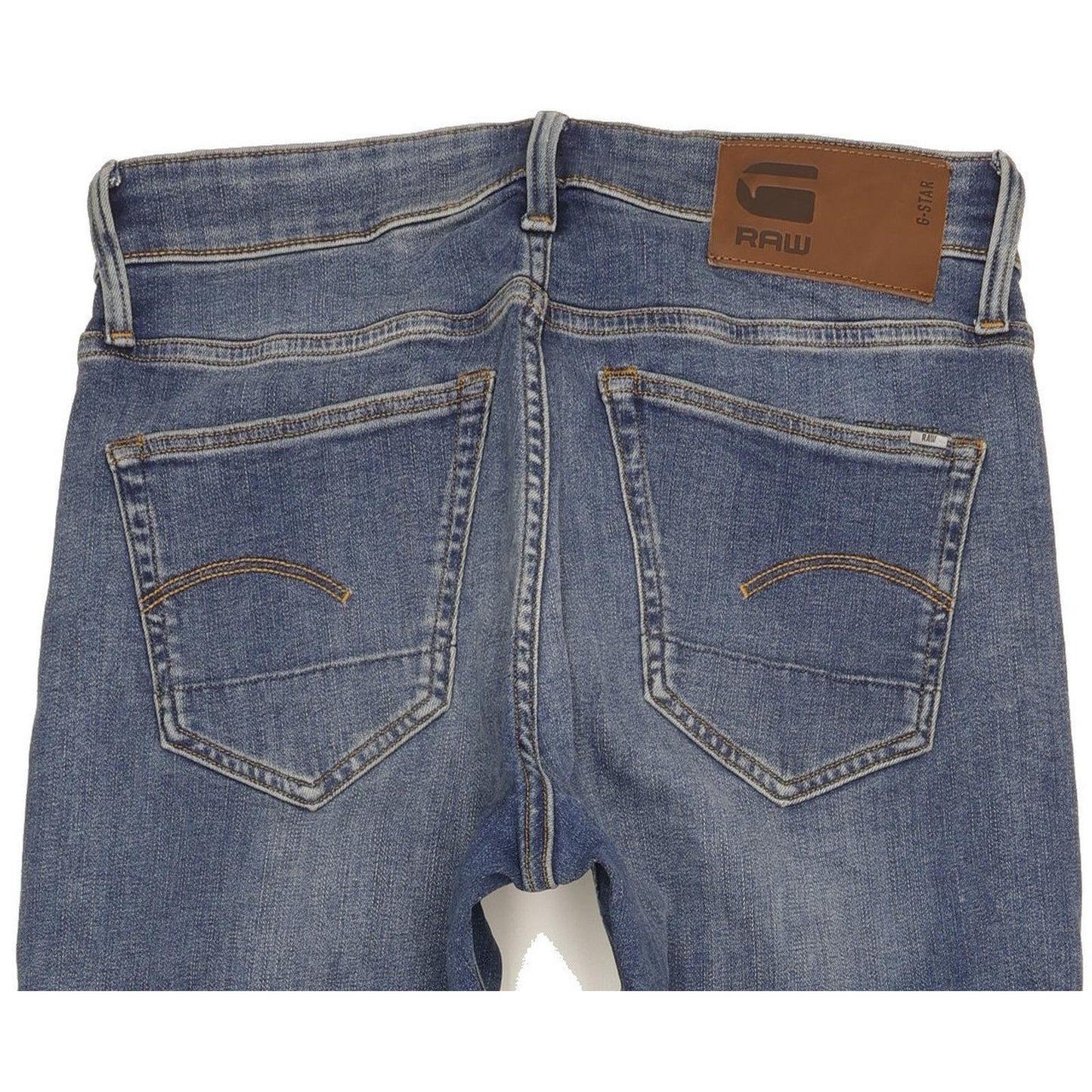 G-Star 3301 Men Blue Straight Slim Stretch Jeans W30 L31