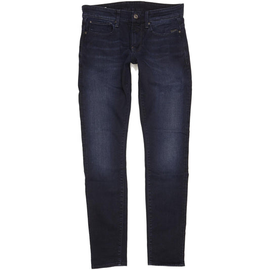 G-Star Revend Men Navy Skinny Slim Stretch Jeans W32 L34