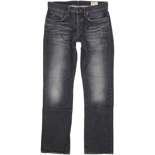 G-Star 3301 Men Navy Straight Regular Jeans W33 L33