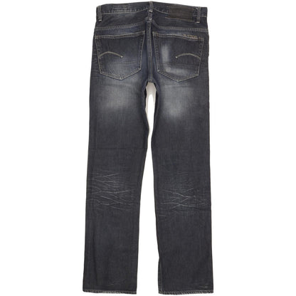 G-Star 3301 Men Navy Straight Regular Jeans W33 L33