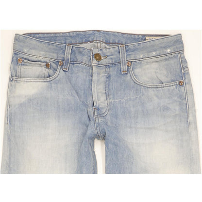 G-Star 3301 Low Men Blue Tapered Slim Jeans W33 L35