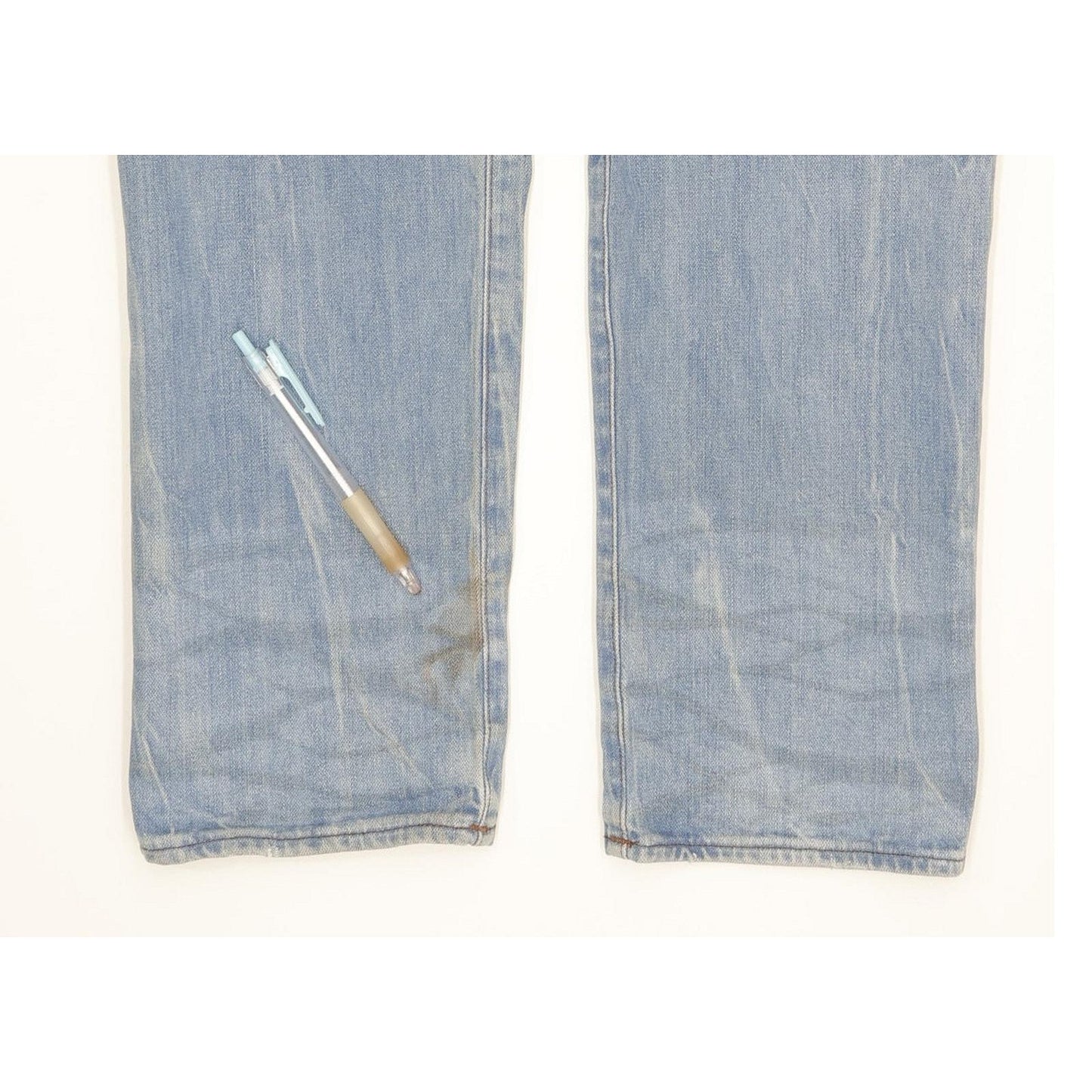 G-Star 3301 Low Men Blue Tapered Slim Jeans W33 L35