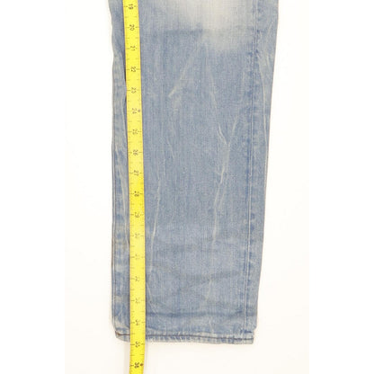 G-Star 3301 Low Men Blue Tapered Slim Jeans W33 L35