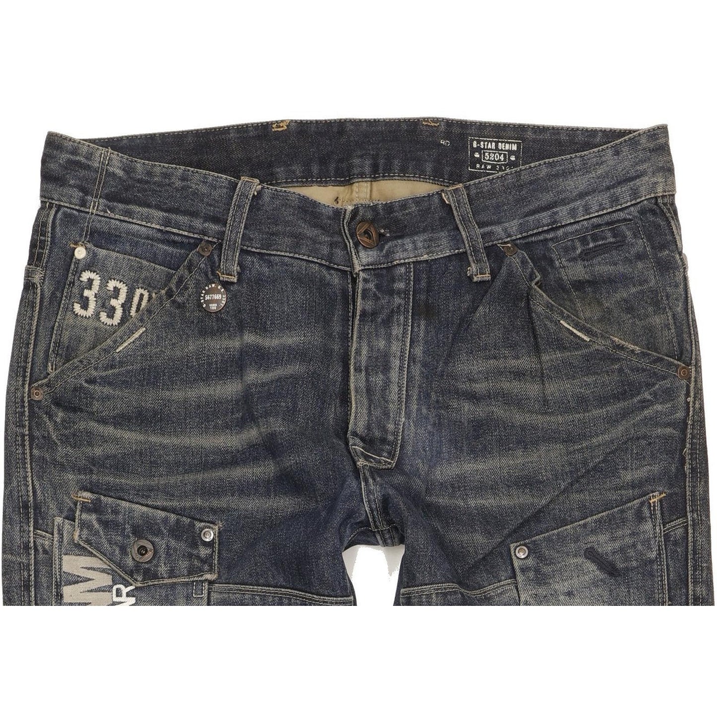 G-Star General 5620 Men Navy Tapered Regular Jeans W33 L34