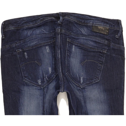 G-Star Midge Sculpted Women Navy Skinny Slim Stretch Jeans W31 L30