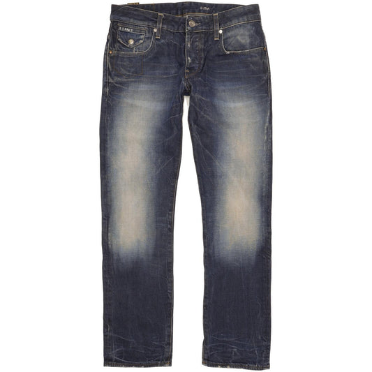 G-Star Morris Low Men Blue Straight Slim Jeans W32 L32