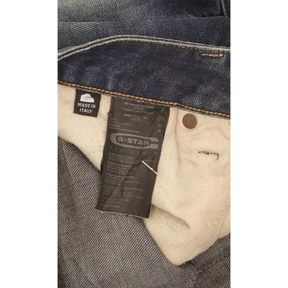 G-Star Morris Low Men Blue Straight Slim Jeans W32 L32