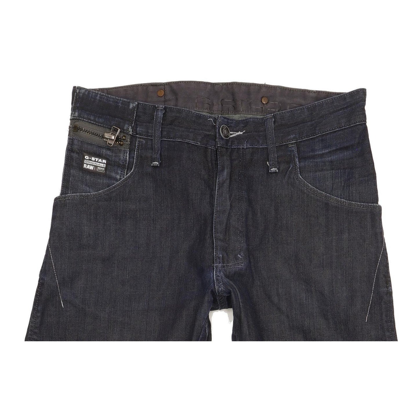 G-Star Men Navy Straight Regular Jeans W31 L31