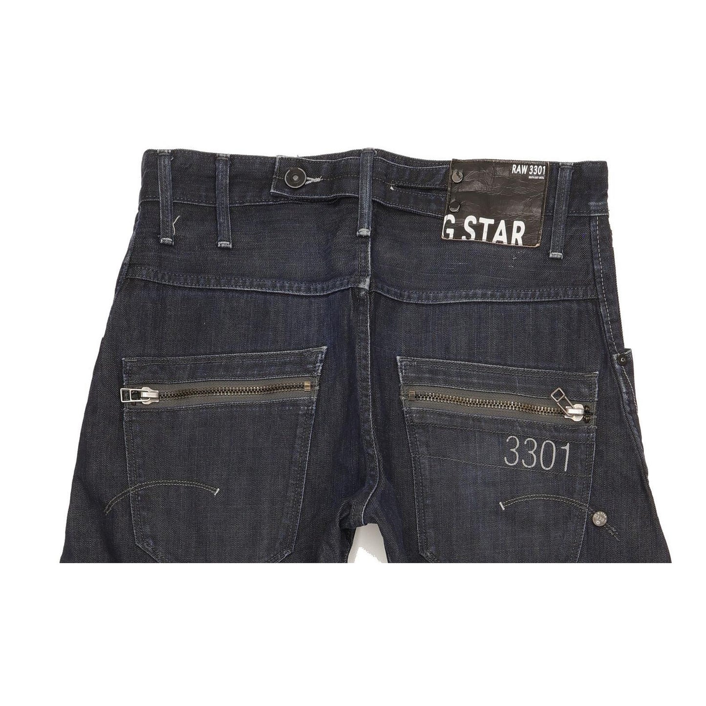 G-Star Men Navy Straight Regular Jeans W31 L31