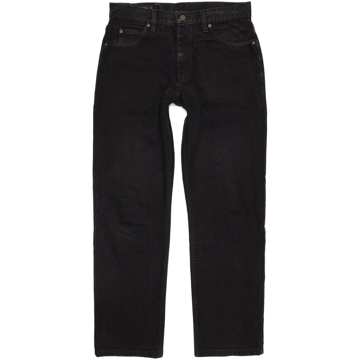 Lee Portland Men Black Straight Regular Jeans W34 L31