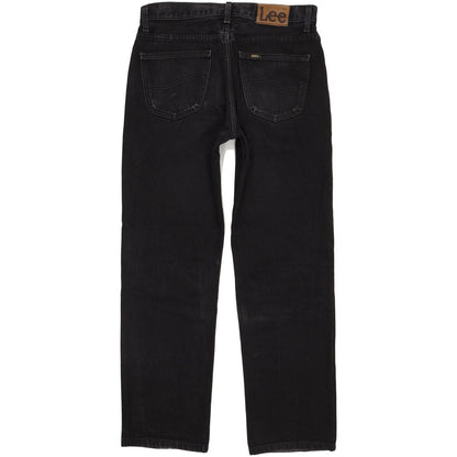 Lee Portland Men Black Straight Regular Jeans W34 L31