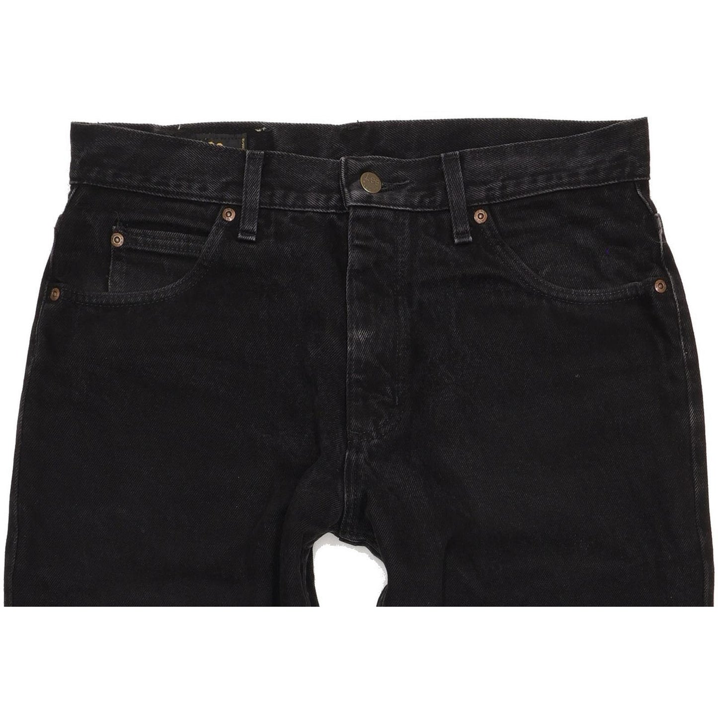 Lee Portland Men Black Straight Regular Jeans W34 L31
