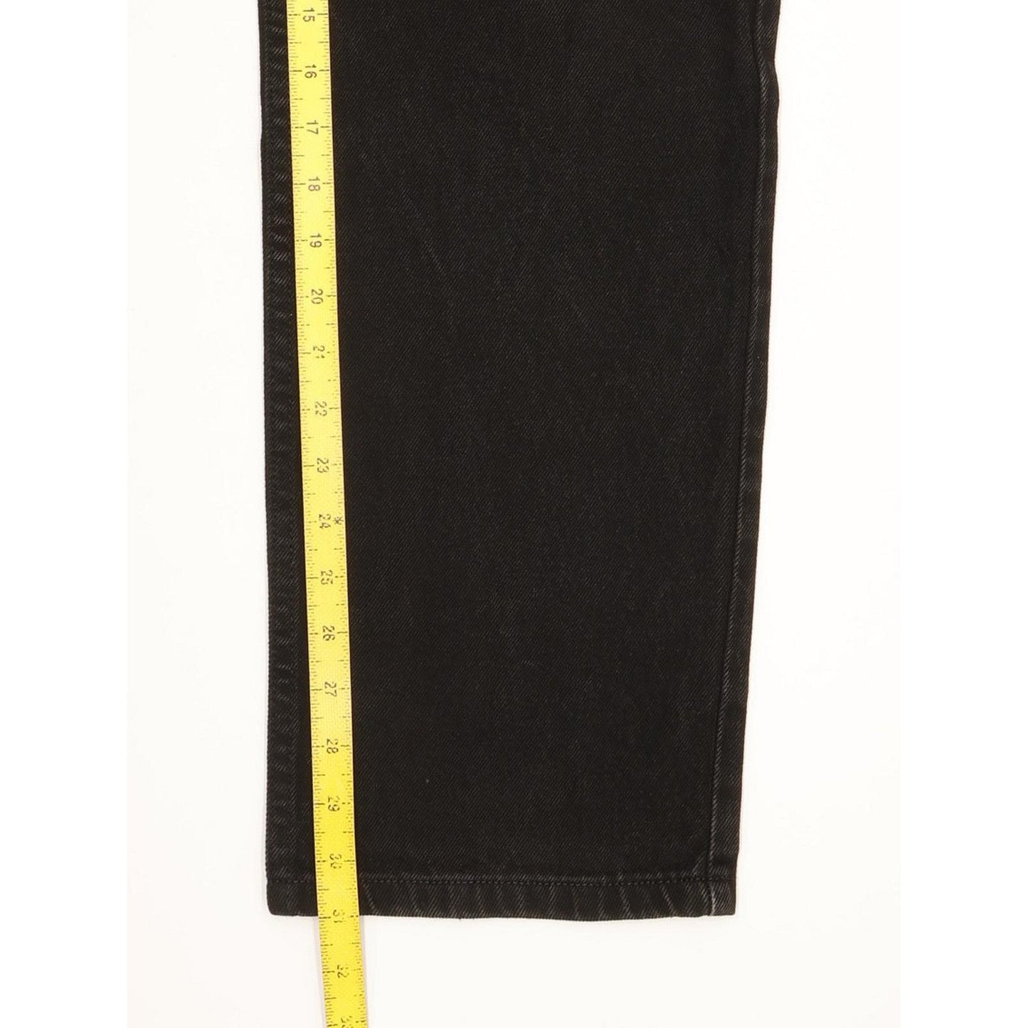 Lee Portland Men Black Straight Regular Jeans W34 L31