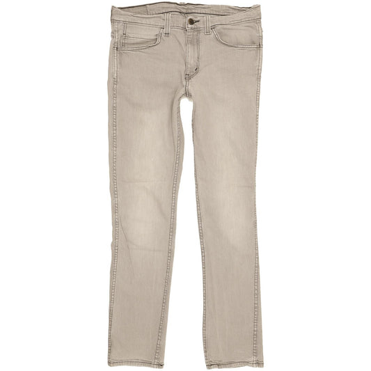 Levi's 511 Men Grey Straight Slim Stretch Jeans W32 L31