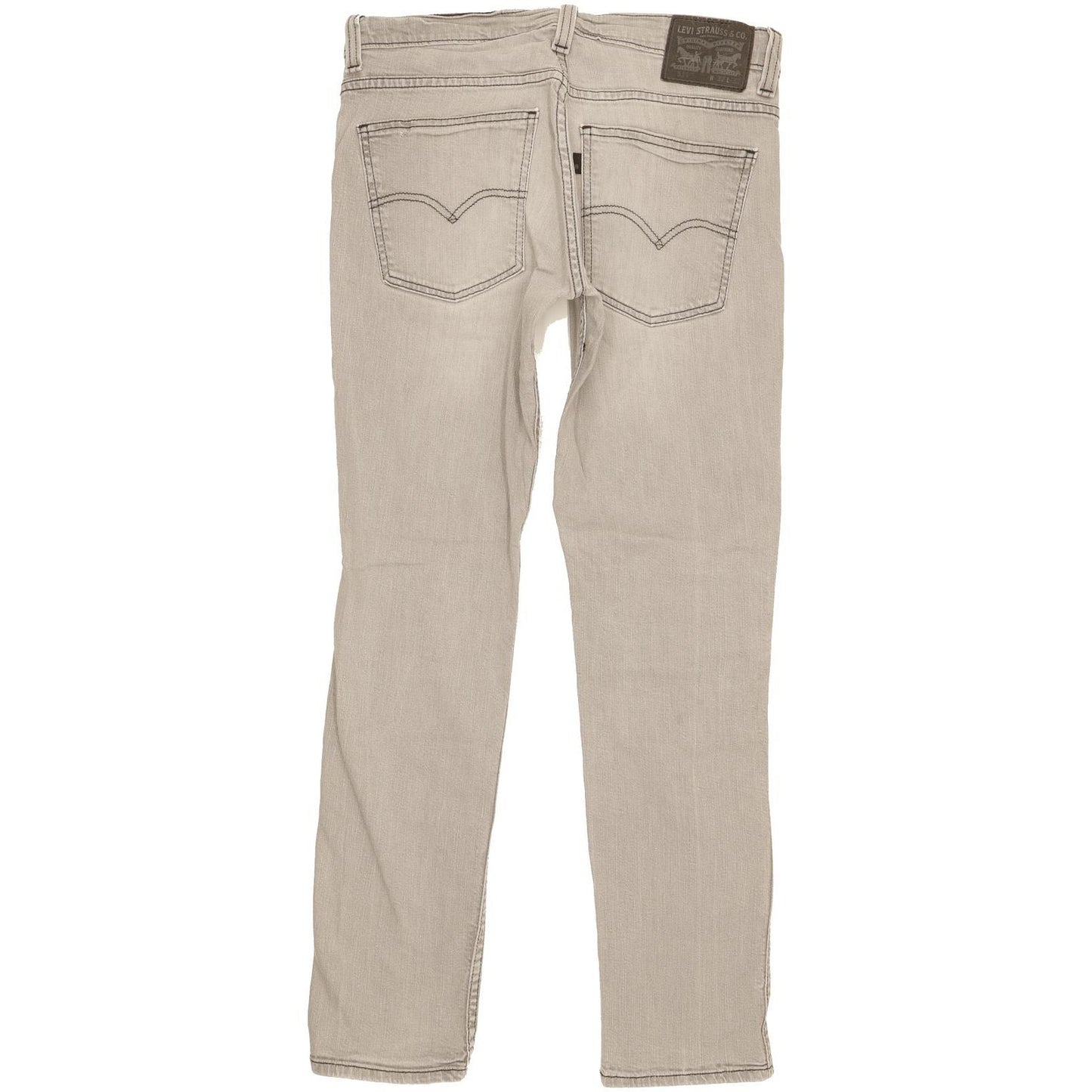 Levi's 511 Men Grey Straight Slim Stretch Jeans W32 L31