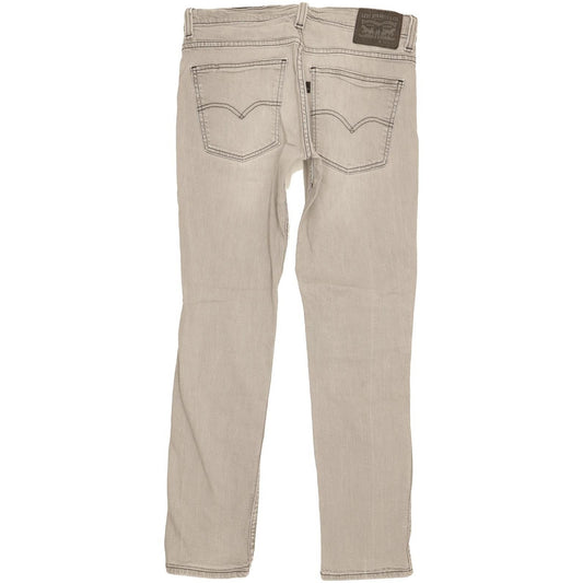 Levi's 511 Men Grey Straight Slim Stretch Jeans W32 L31