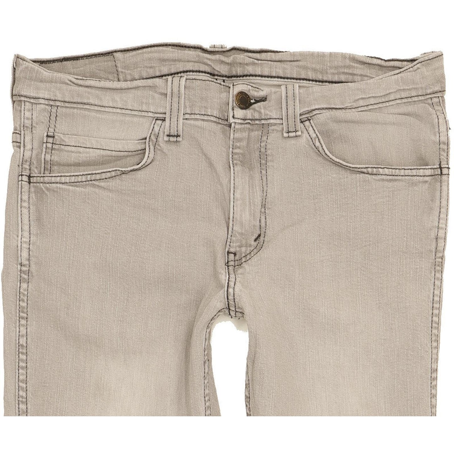 Levi's 511 Men Grey Straight Slim Stretch Jeans W32 L31
