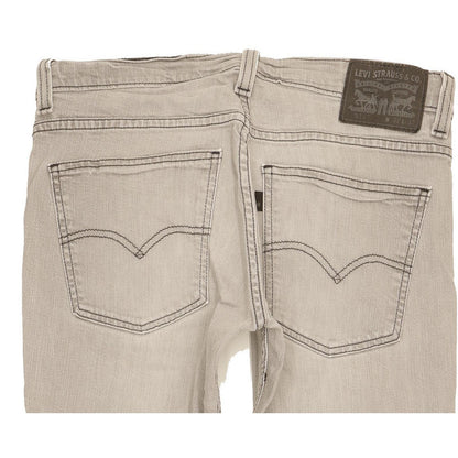 Levi's 511 Men Grey Straight Slim Stretch Jeans W32 L31