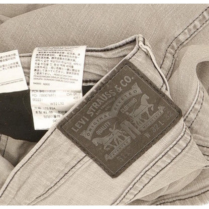 Levi's 511 Men Grey Straight Slim Stretch Jeans W32 L31