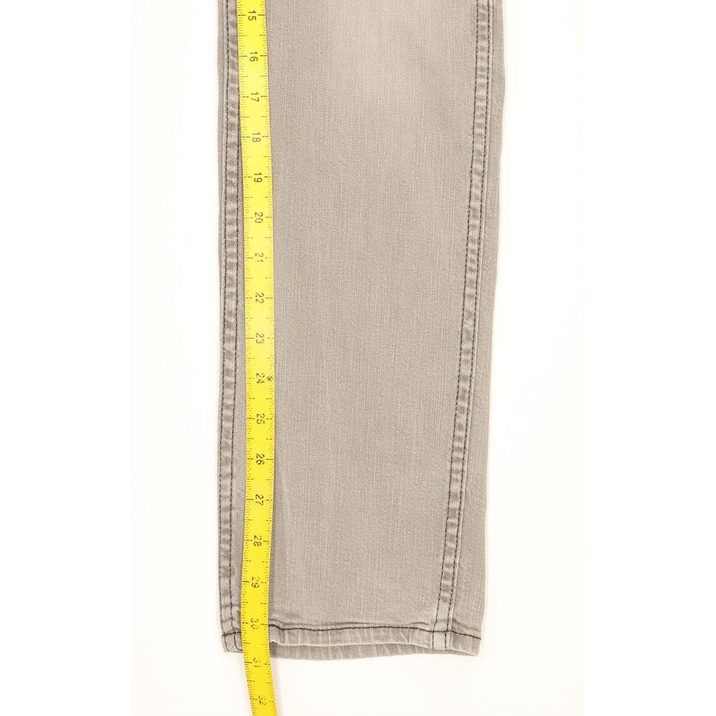 Levi's 511 Men Grey Straight Slim Stretch Jeans W32 L31