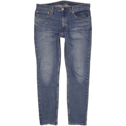 Levi's 512 Blue Tapered Slim Stretch Jeans High Waisted W37 L33