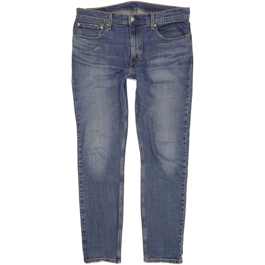 Levi's 512 Blue Tapered Slim Stretch Jeans High Waisted W37 L33
