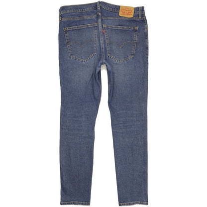 Levi's 512 Blue Tapered Slim Stretch Jeans High Waisted W37 L33