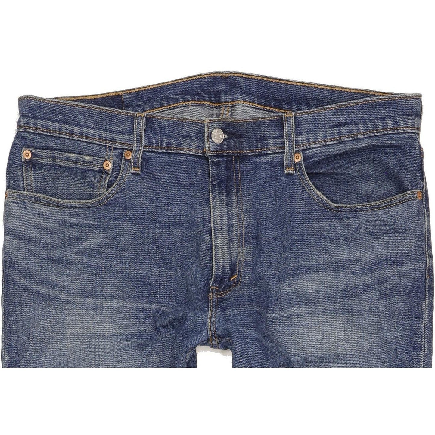 Levi's 512 Blue Tapered Slim Stretch Jeans High Waisted W37 L33