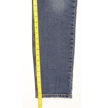 Levi's 512 Blue Tapered Slim Stretch Jeans High Waisted W37 L33